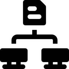 file sharing icon. vector glyph icon for your website, mobile, presentation, and logo design.