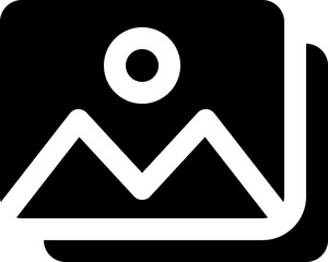image icon. vector glyph icon for your website, mobile, presentation, and logo design.