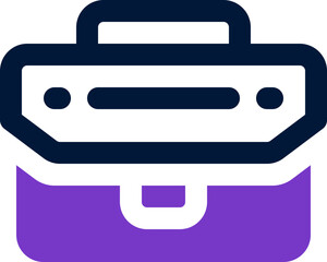 briefcase icon. vector dual tone icon for your website, mobile, presentation, and logo design.