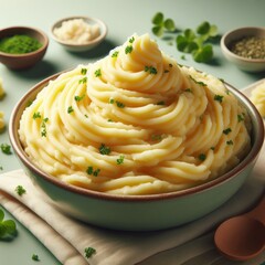 mashed potatoes with herbs
