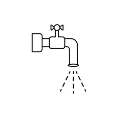 Water Tab icon in vector with water drop icon.