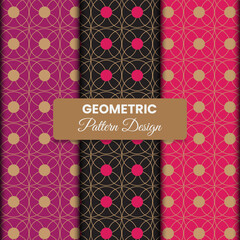 Abstract simple geometric vector seamless organic fabric textile repeat cloth pattern with modern style