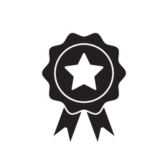 Quality icon. Emblem premium business symbol isolated on white background