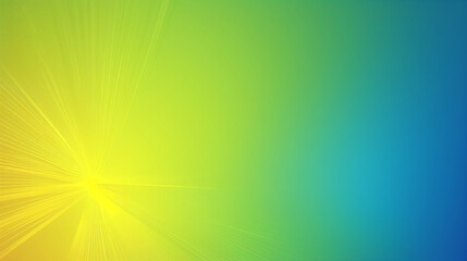 Sunshine yellow, fluorescent green, sapphire blue gradient background vector presentation design. PowerPoint and Business background. - Powered by Adobe