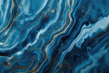 natural gemstone polished blue-green labradorite texture on blue polished marble slab