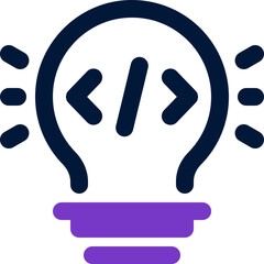 idea icon. vector dual tone icon for your website, mobile, presentation, and logo design.