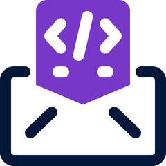 email icon. vector dual tone icon for your website, mobile, presentation, and logo design.