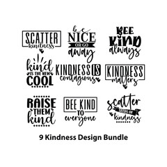 9 kindness design bundle