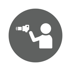 photocamera Man icon.