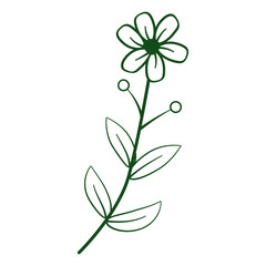 Abstract flower pattern