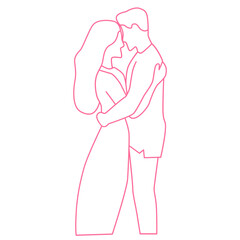 Fototapeta premium Сouple in love