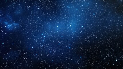 Fototapeta na wymiar starry night sky background. concept sky, stars, wallpaper, horizontal, blue, dark, milky way