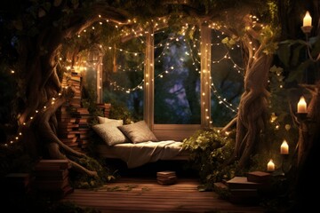 Enchanted Forest Reading Nook