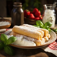 Sweet Ricotta-filled Tube