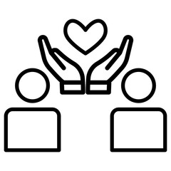 Obraz premium Empathy Icon