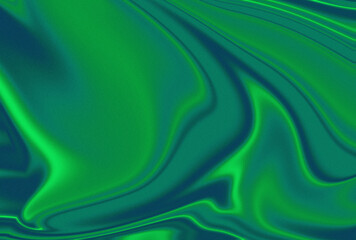 Abstract green blue gradient, grainy noise background