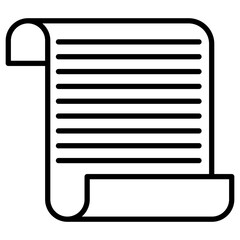 Scroll Paper Icon