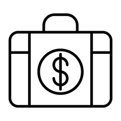 Money Suitcase Icon