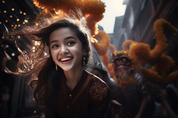 Fototapeta premium Indonesia Nyepi: an indonesian cultural gem, a serene journey into tradition and spirituality, indonesian celebrations lifestyle