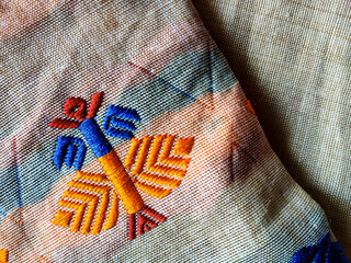 tribal pattern or ethnic pattern is used for assam motif design or muga silk of assam. similar to...
