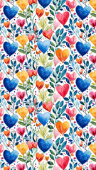 Colorful Heart Pattern