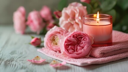 Rose oil made from natural and organic ingredients, derived from pink flowers.