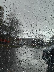 rain drops on window