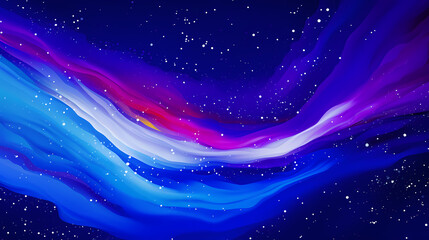 Sparkling starry night sky background