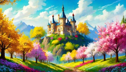 landscape with castle