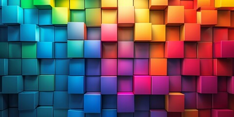 Vibrant, Highdef Cube Wallpapers In Various Colors For Eyecatching Backgrounds. Сoncept Abstract Art, Geometric Shapes, Bold Patterns, Minimalist Designs, Creative Collages