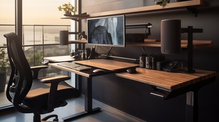 Utilize adjustable standing desks and ergonomic chairs for a comfortable and health-conscious workspacear