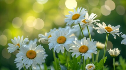 A close-up of a daisy chain, symbolizing the simple beauty of springtime traditions.