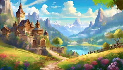 Naklejka premium fairytale nature