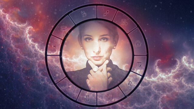 Mujer y zod&iacute;aco. Carta astral. Hor&oacute;scopo y predicciones. Astrolog&iacute;a y carta natal 