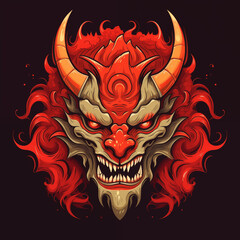 traditional red chinese dragon for chinese new year 2024, chinese logo, chinese lucky dragon symbol, L&ugrave;hng, ryū, 龍/竜, yong, 용, mungkorn, มังกรจีน, rồng, generative AI