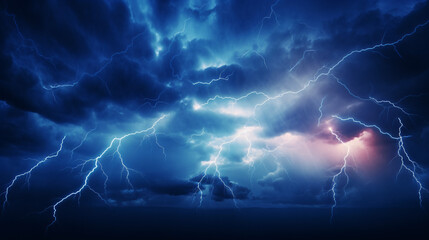 Lightning rays electrical energy charge thunder