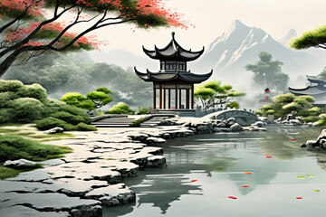 pavilion in the park