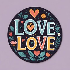 Circle of Love in Illustrative Art