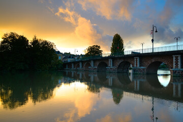 Bridge over the Sarthe from La Suze sur Sarthe
