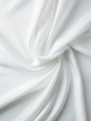 A luxurious  fabric with elegant folds. Perfect for fashion, decoration, and wedding projects. Generative AI.