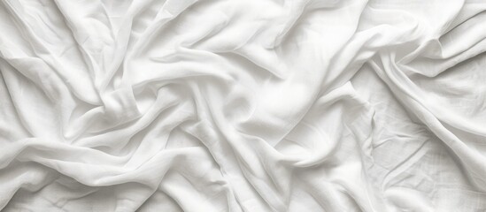 Abstract white cotton towel template with artistic linen canvas background. Perfect for text decoration.