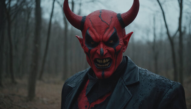 red demon makeup fantasy