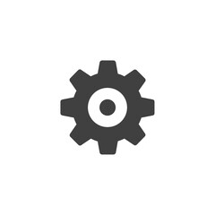 Settings icon flat vector design