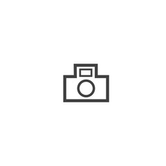 Camera icon flat vector design