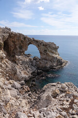Felsentor bei Charaki auf Rhodos