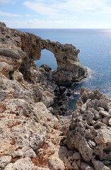 Felsentor bei Charaki auf Rhodos
