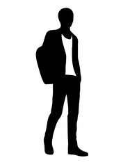 Man Vector Silhouette Large Collection