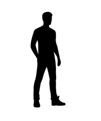 Man Vector Silhouette Large Collection