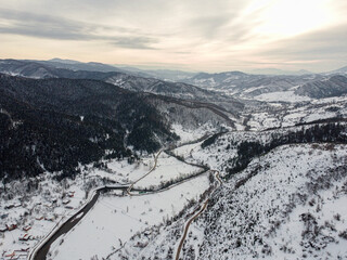 In winter, Kure Mountain National Park, Drahna Valley, Ulus, Bartın, Turkiye