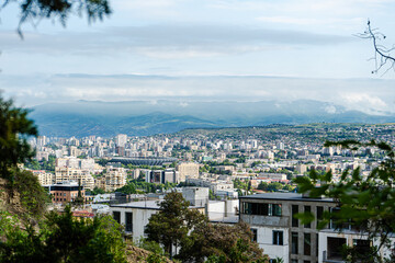 Tbilisi's cityscape from the Mtatsminda hill